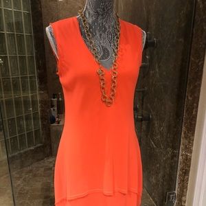 Rachel Roy Orange/Tangerine Dress Size M